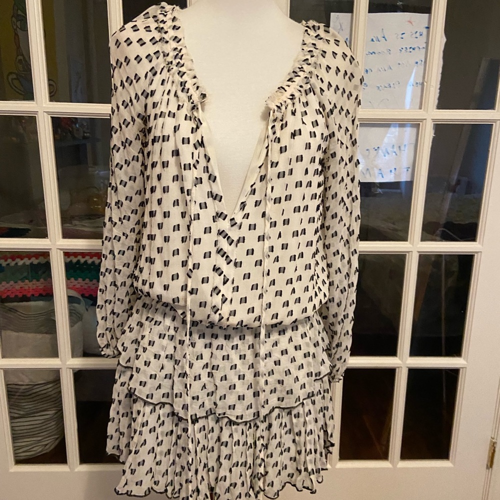Boho chic mini dress